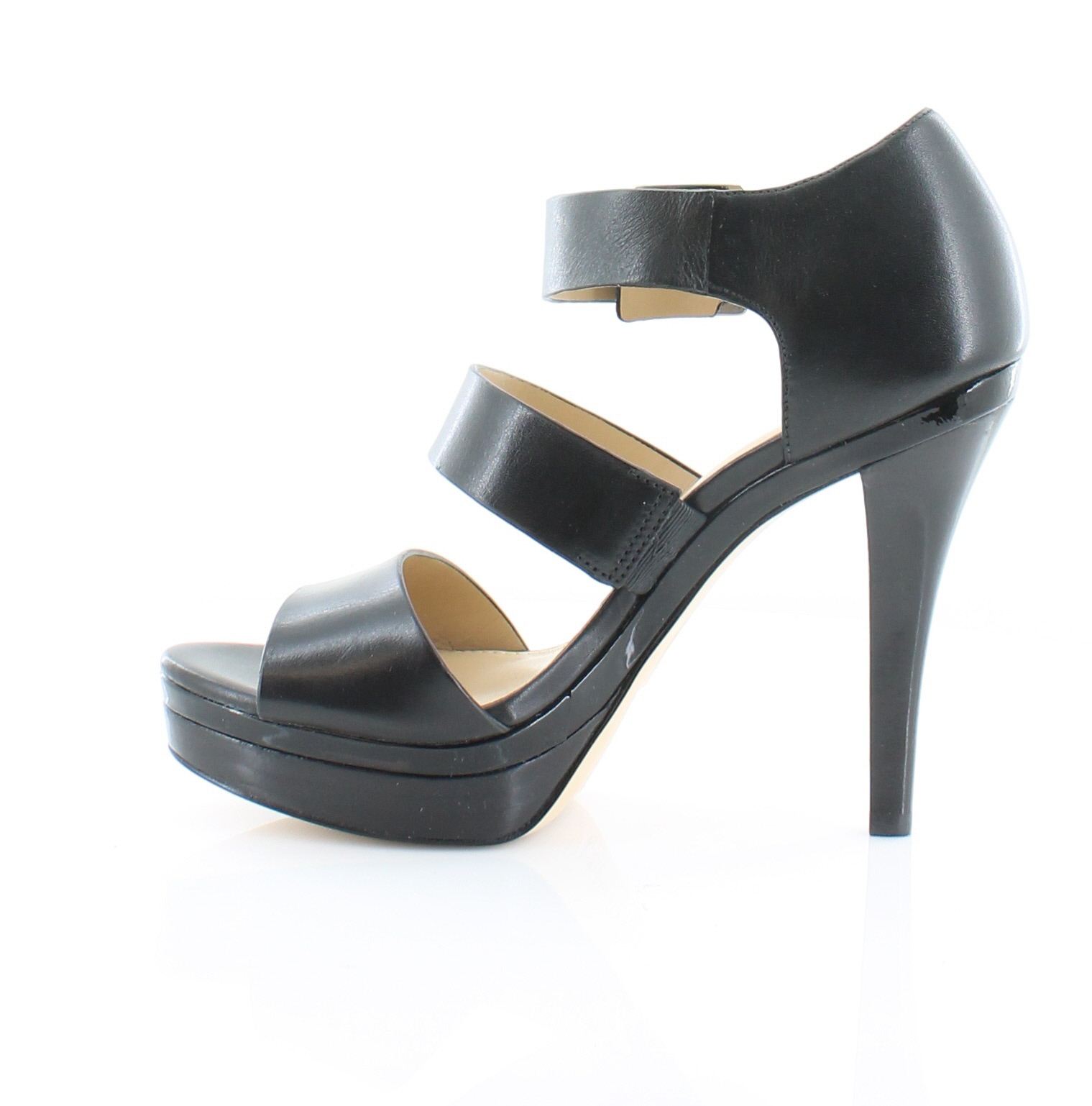 MICHAEL Michael Kors Finley Platform Black Womens Shoes 7 M Heels MSRP $165 | eBay