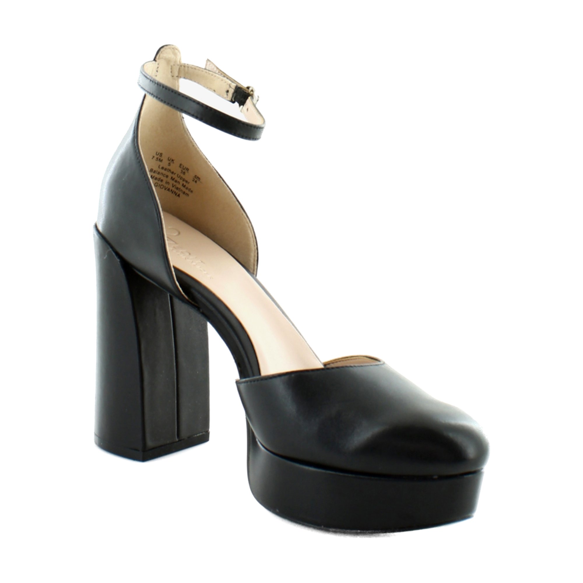 Naturalizer Giovanna Black Womens Shoes Size 11 M Heels