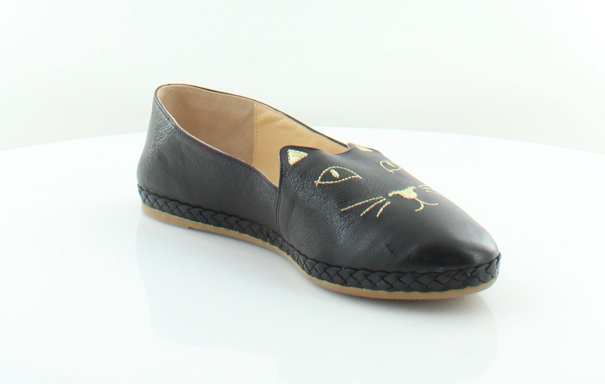 Charlotte Olympia New Kitty Black Womens Shoes Size 8 M