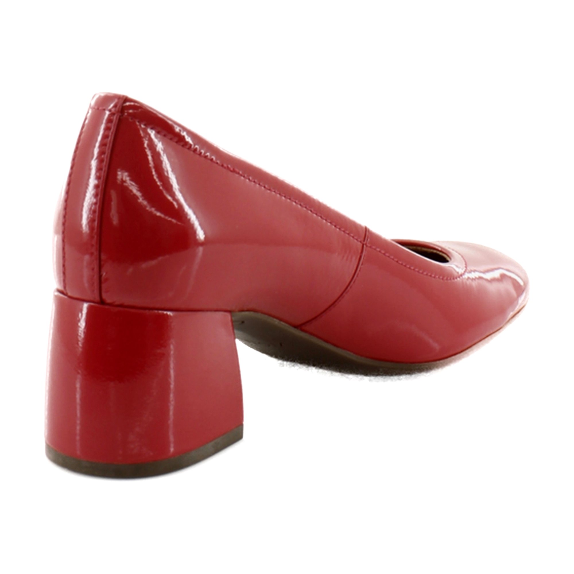 Vionic Carmel Women's Sandals Red Crinkle Patent - Picture 8 of 11