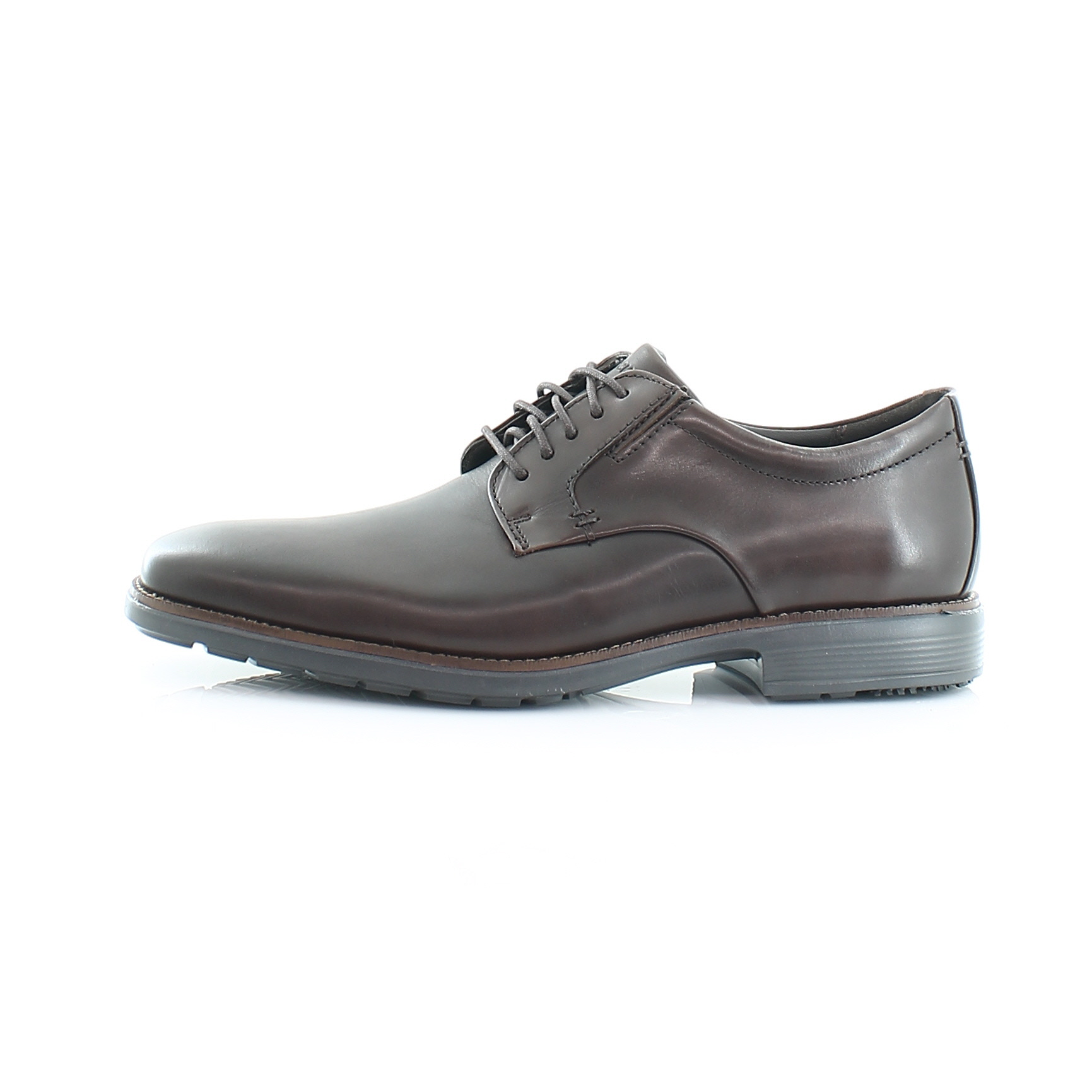 Мужское платье Rockport Total Motion Sport с однотонным носком/Вечернее темно-коричневое