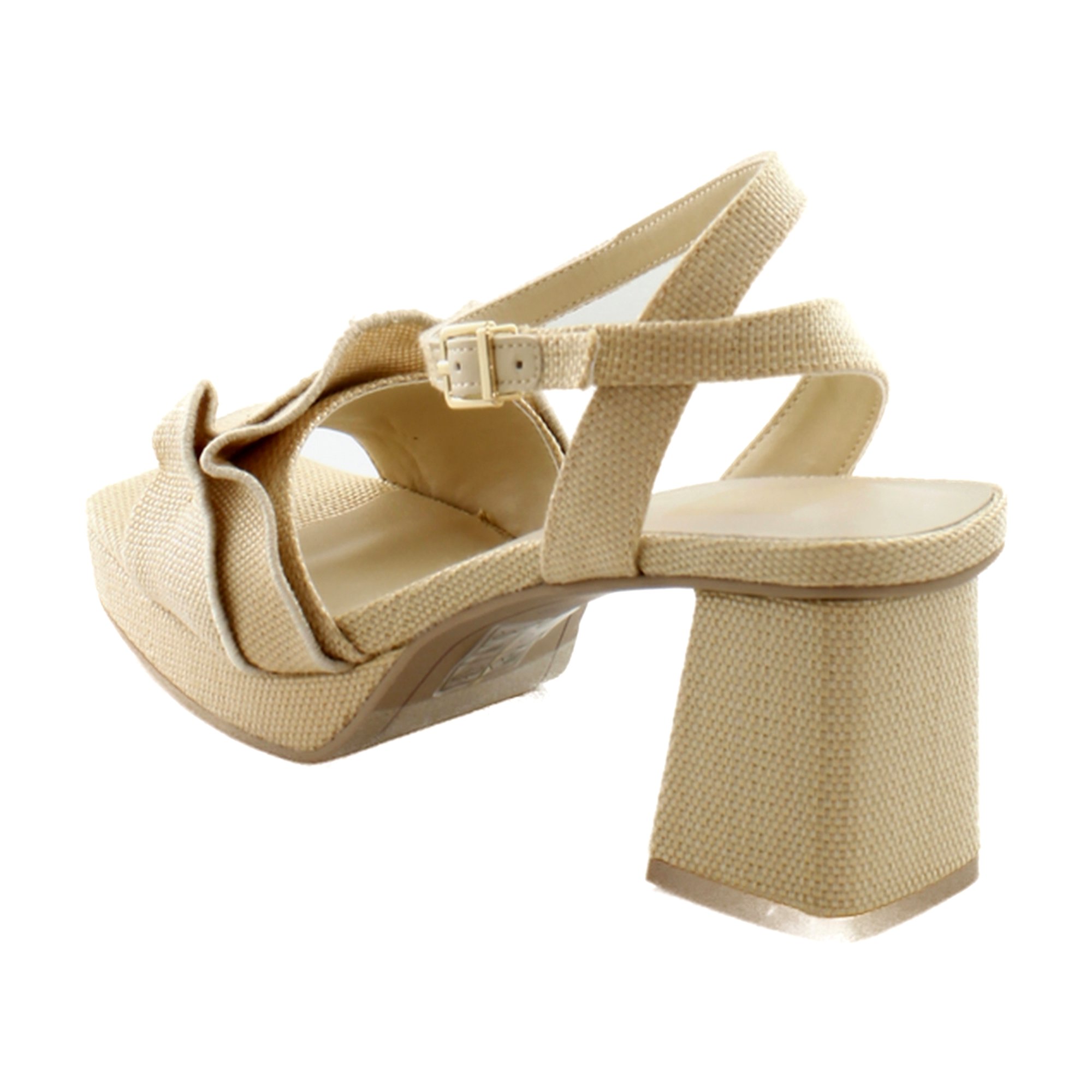 Dolce Vita Cheer Women's Sandals Lt Natural Raffia - Picture 7 of 11