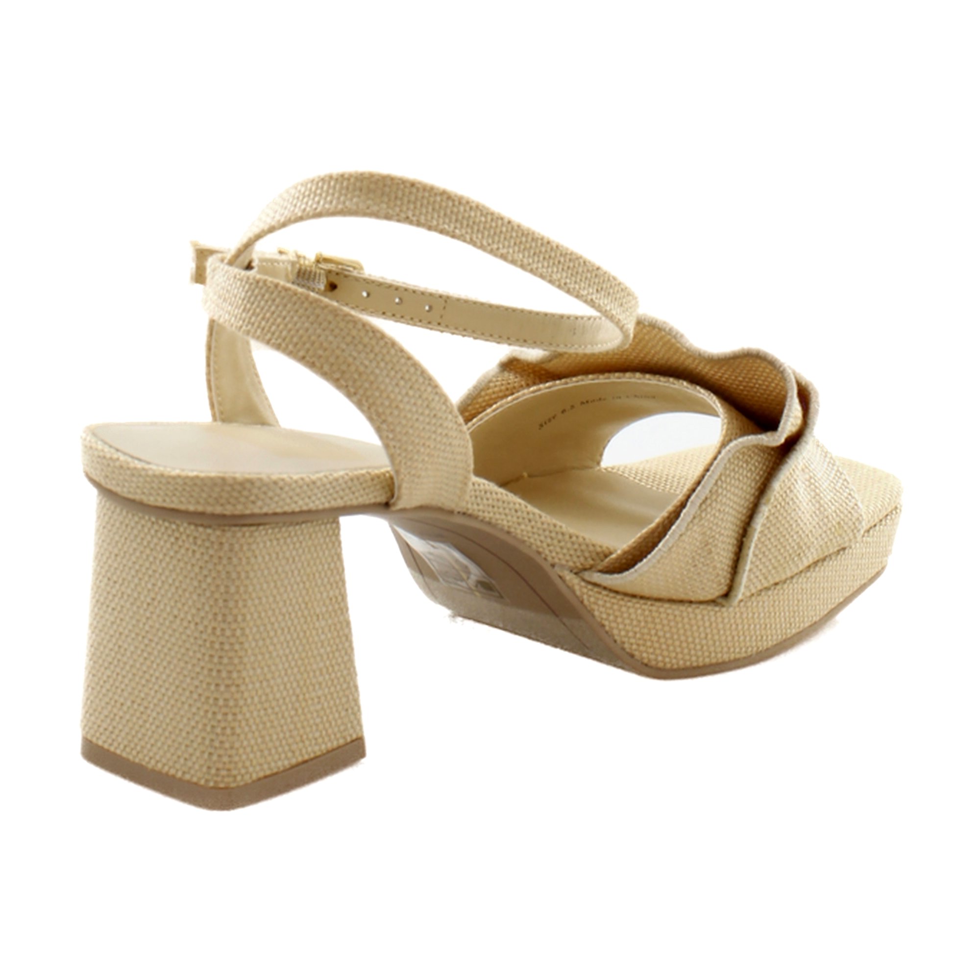 Dolce Vita Cheer Women's Sandals Lt Natural Raffia - Picture 8 of 11