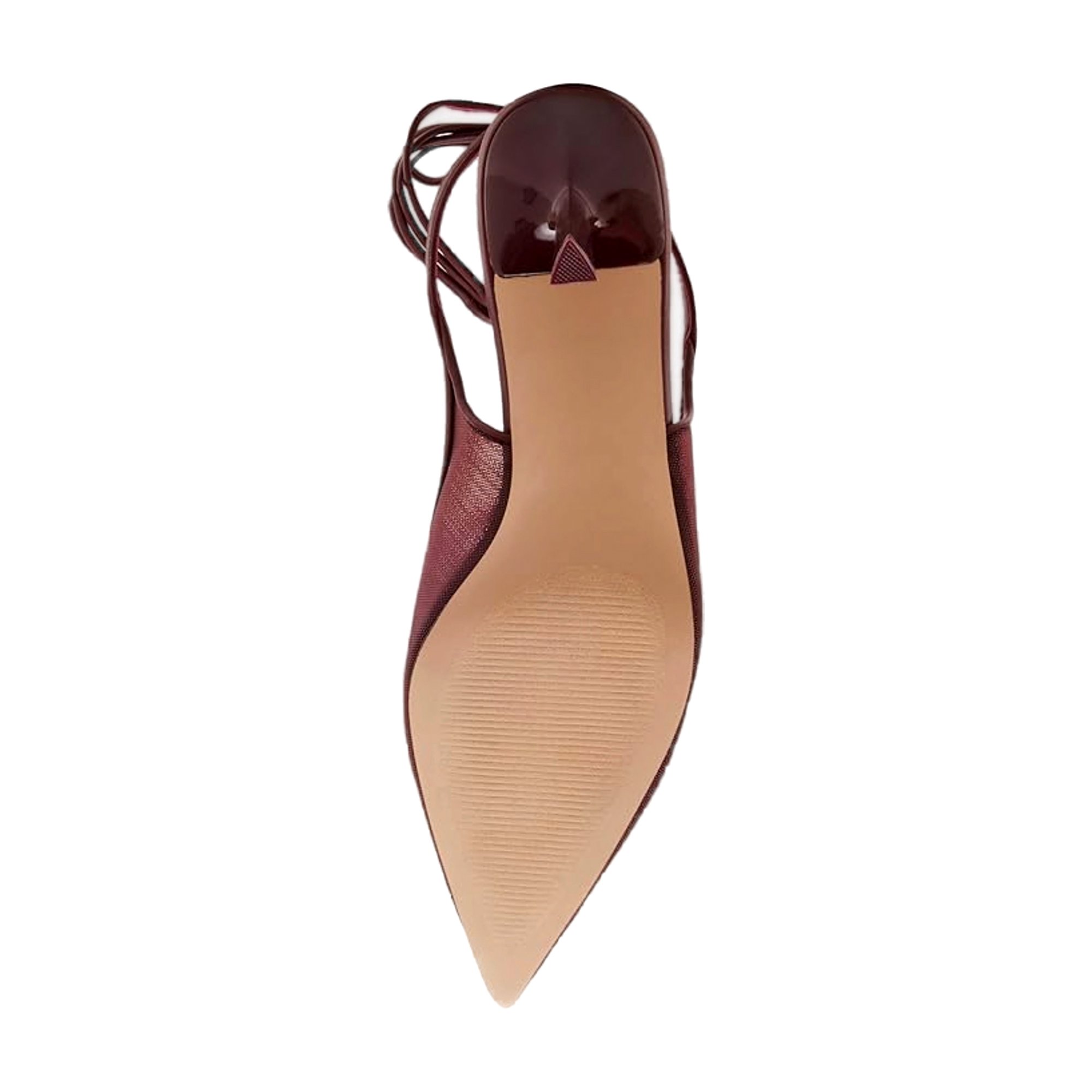 Madden Girl Brigitte Womens Heels Wine Mesh - Picture 3 of 8