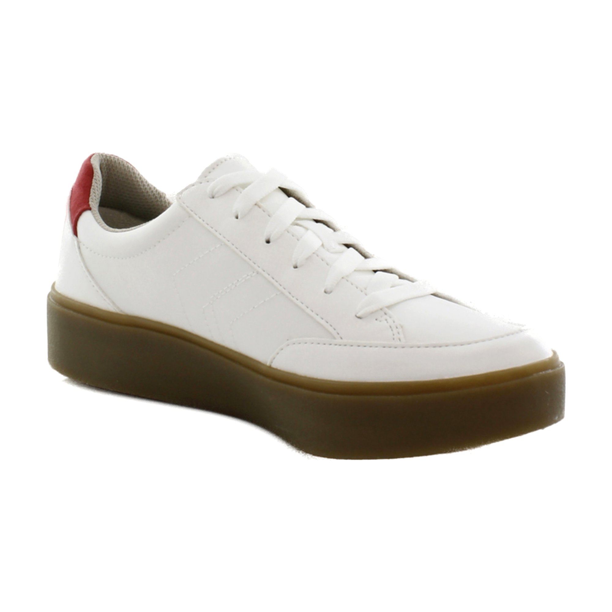 Dr. Scholl's Madison Lace White Womens Shoes Size 8 M Fashion Sneakers