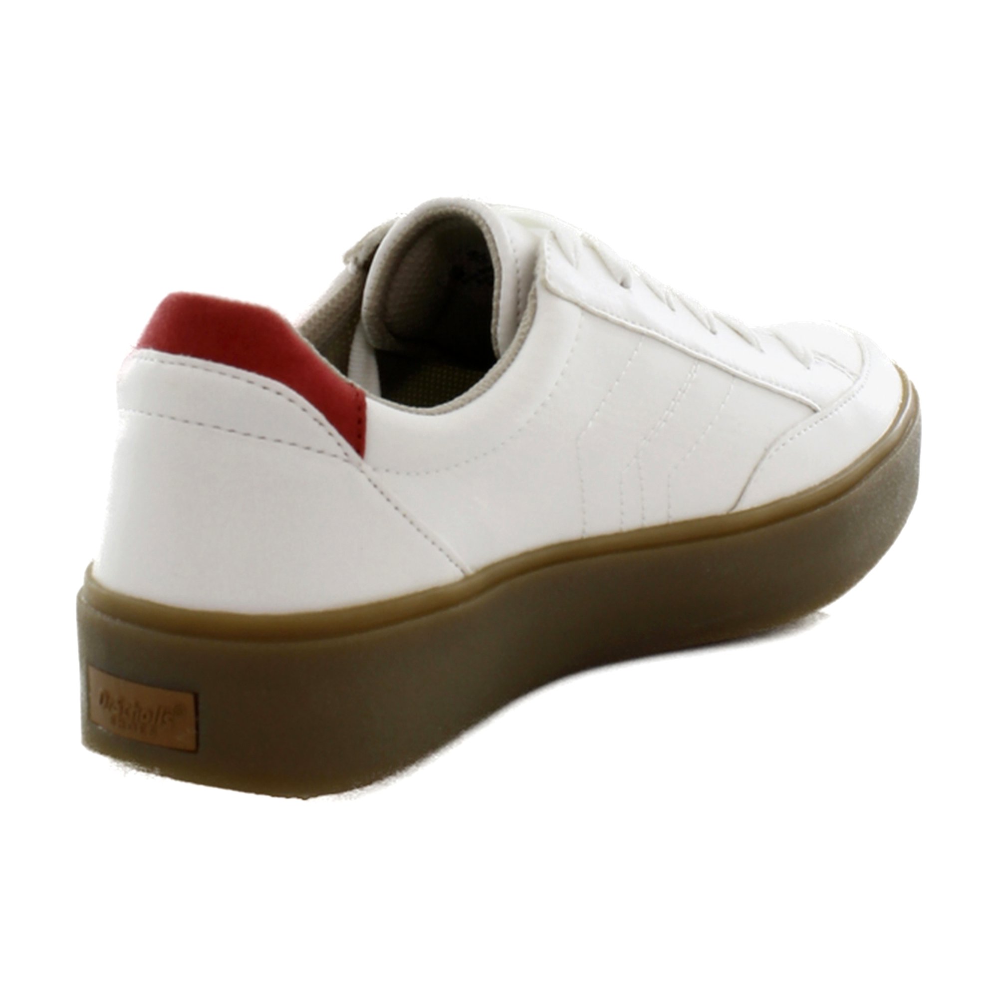 Dr. Scholl's Madison Lace White Womens Shoes Size 8 M Fashion Sneakers