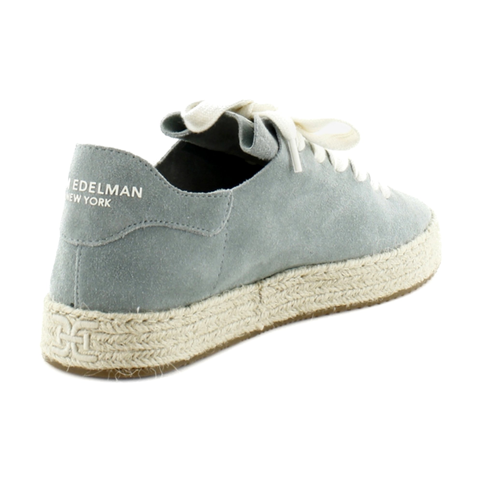 Sam Edelman Poppy Jute Women's Fashion Sneakers Sky Grey - Picture 8 of 11