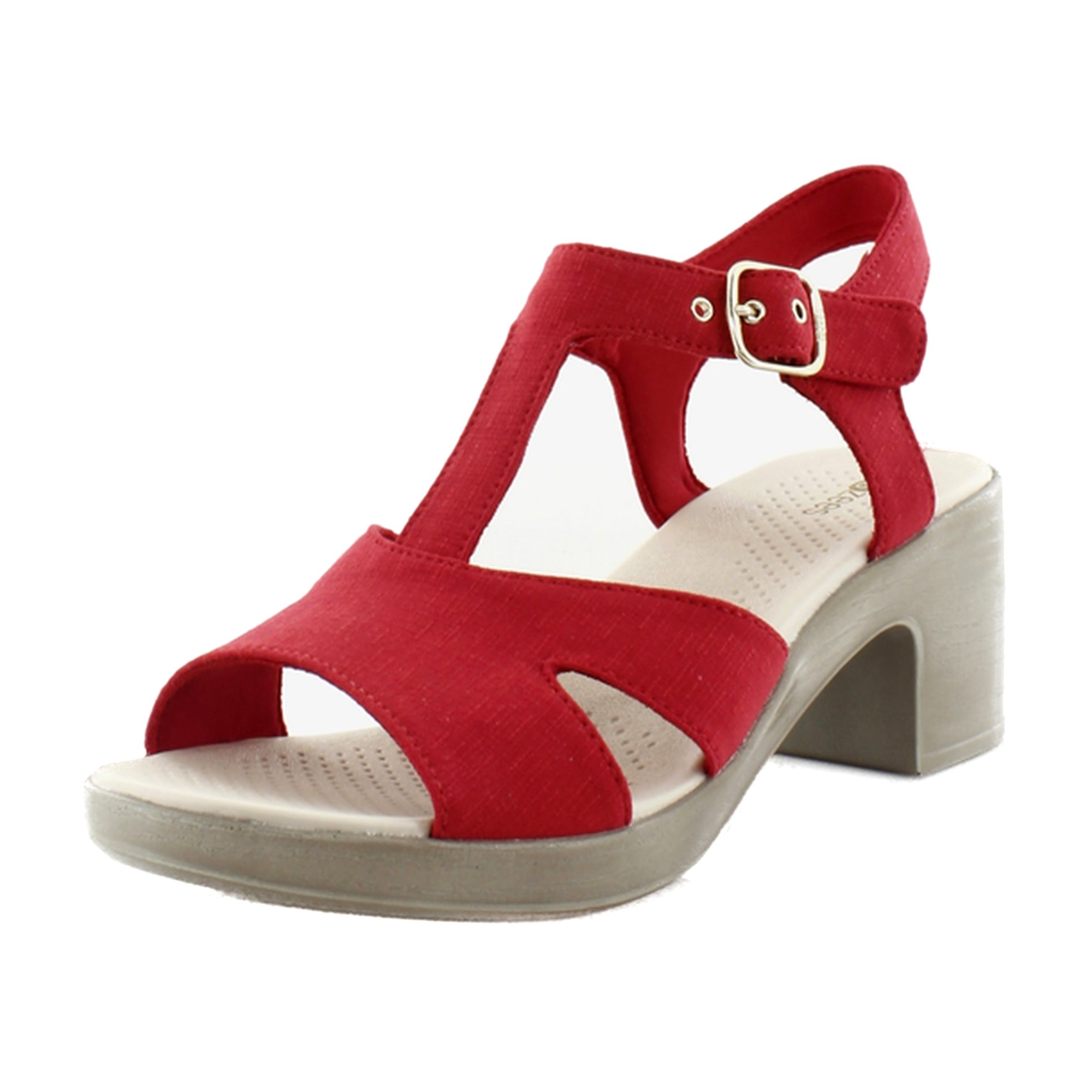 Bzees Everly Women's Athletic Red Denim - Picture 6 of 11