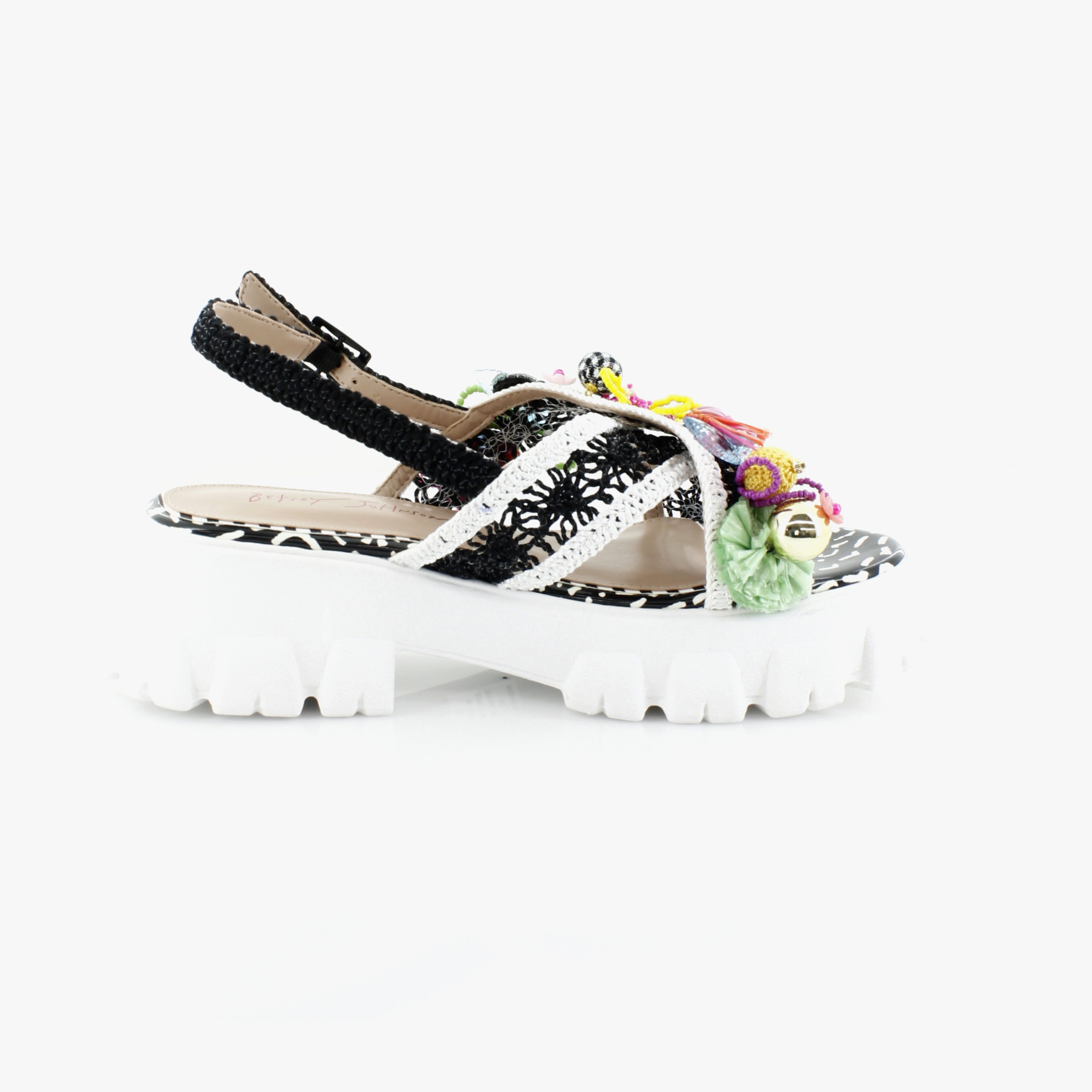 Betsey Johnson Graysen Multi-Color Womens Shoes Size 6 M Sandals