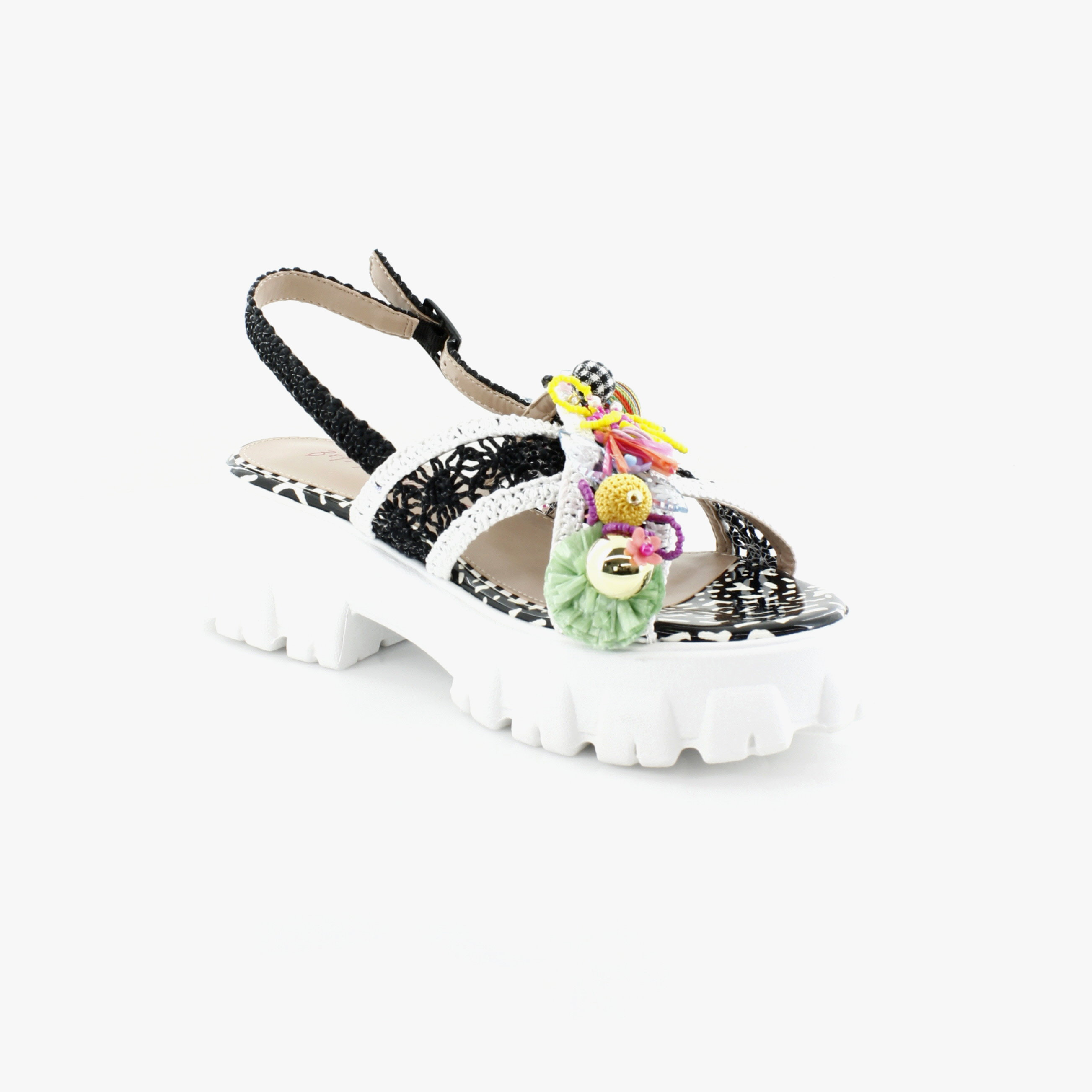 Betsey Johnson Graysen Multi-Color Womens Shoes Size 6 M Sandals