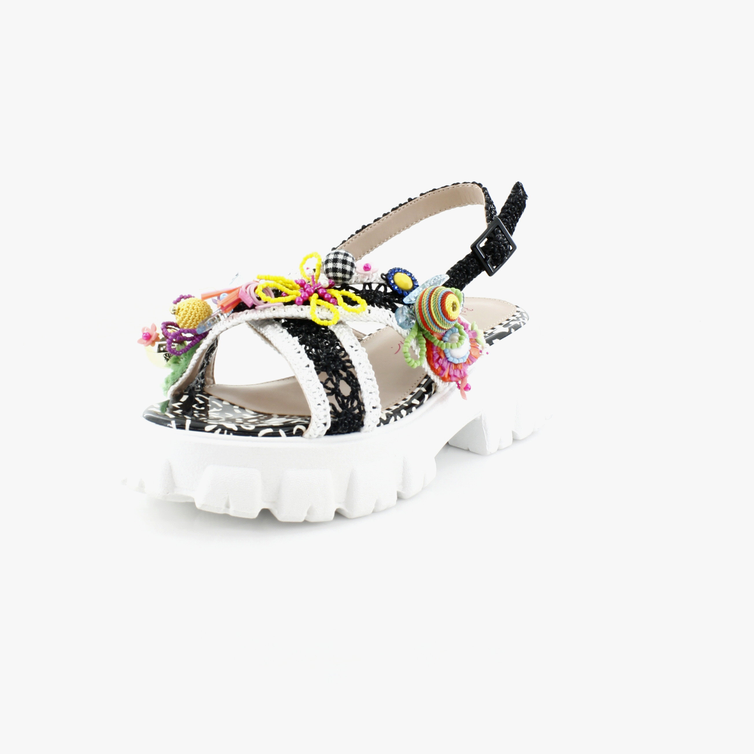 Betsey Johnson Graysen Multi-Color Womens Shoes Size 6 M Sandals