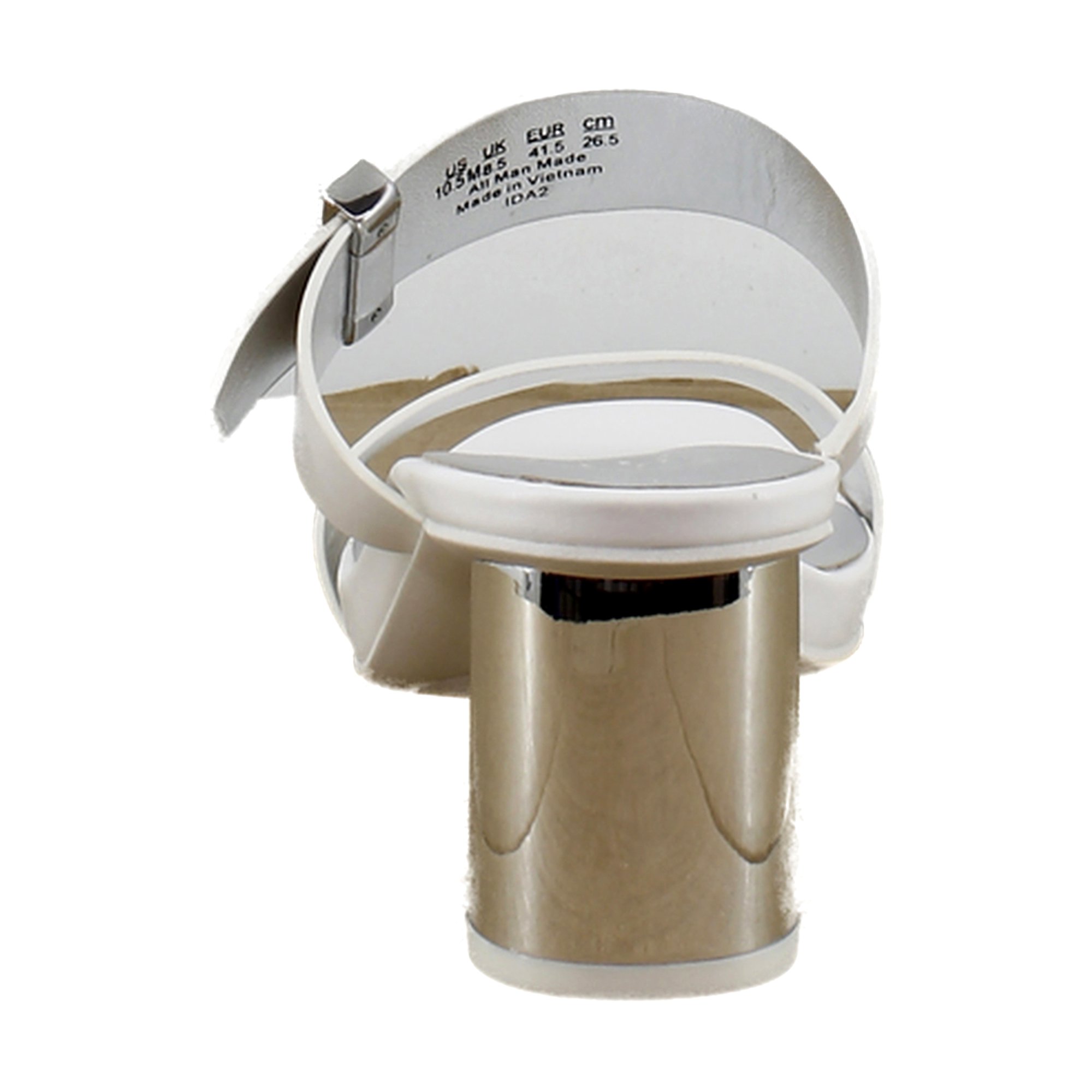 Naturalizer Ida2 Womens Heels White Faux Leather | eBay