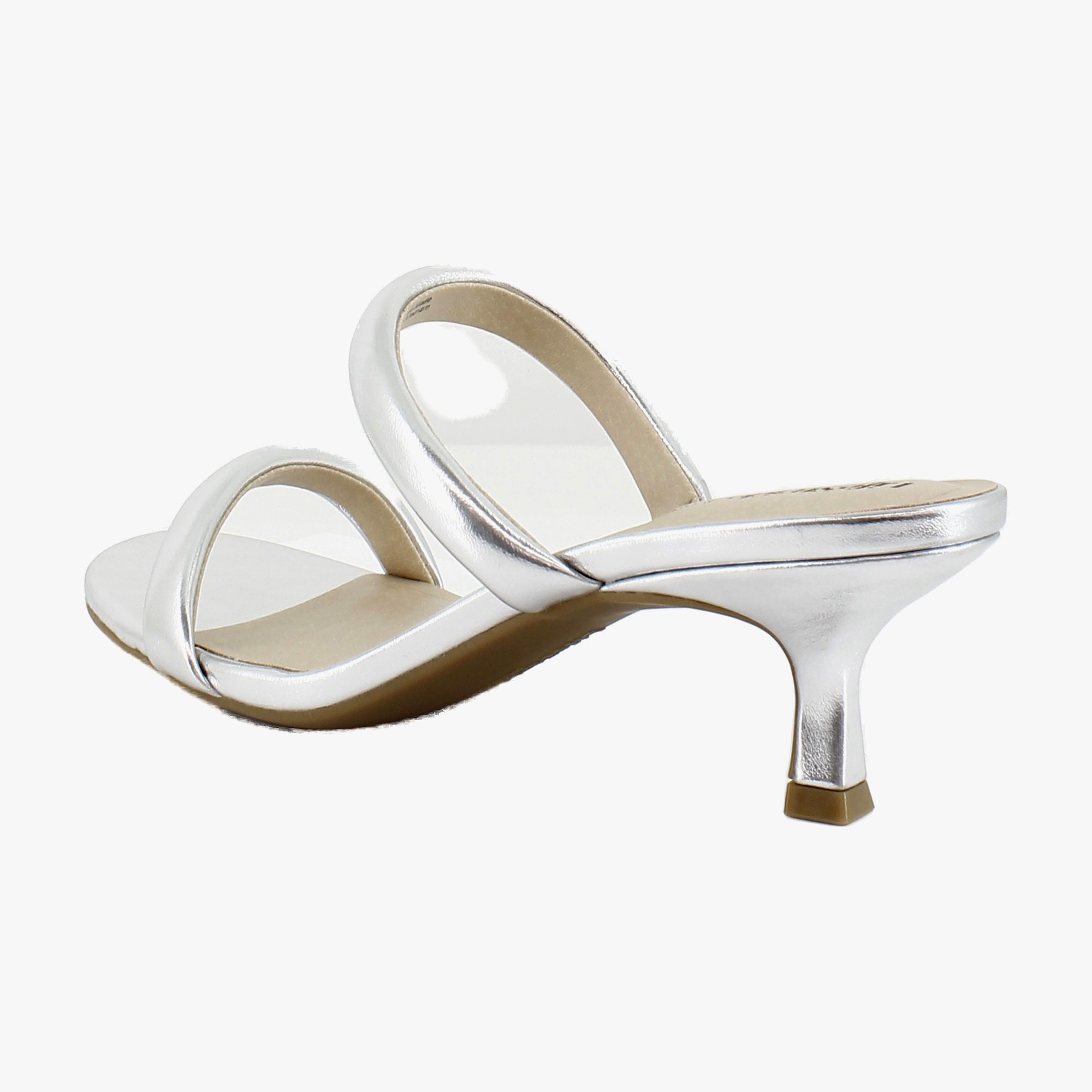 LifeStride Nalani Womens Heels Silver Metallic