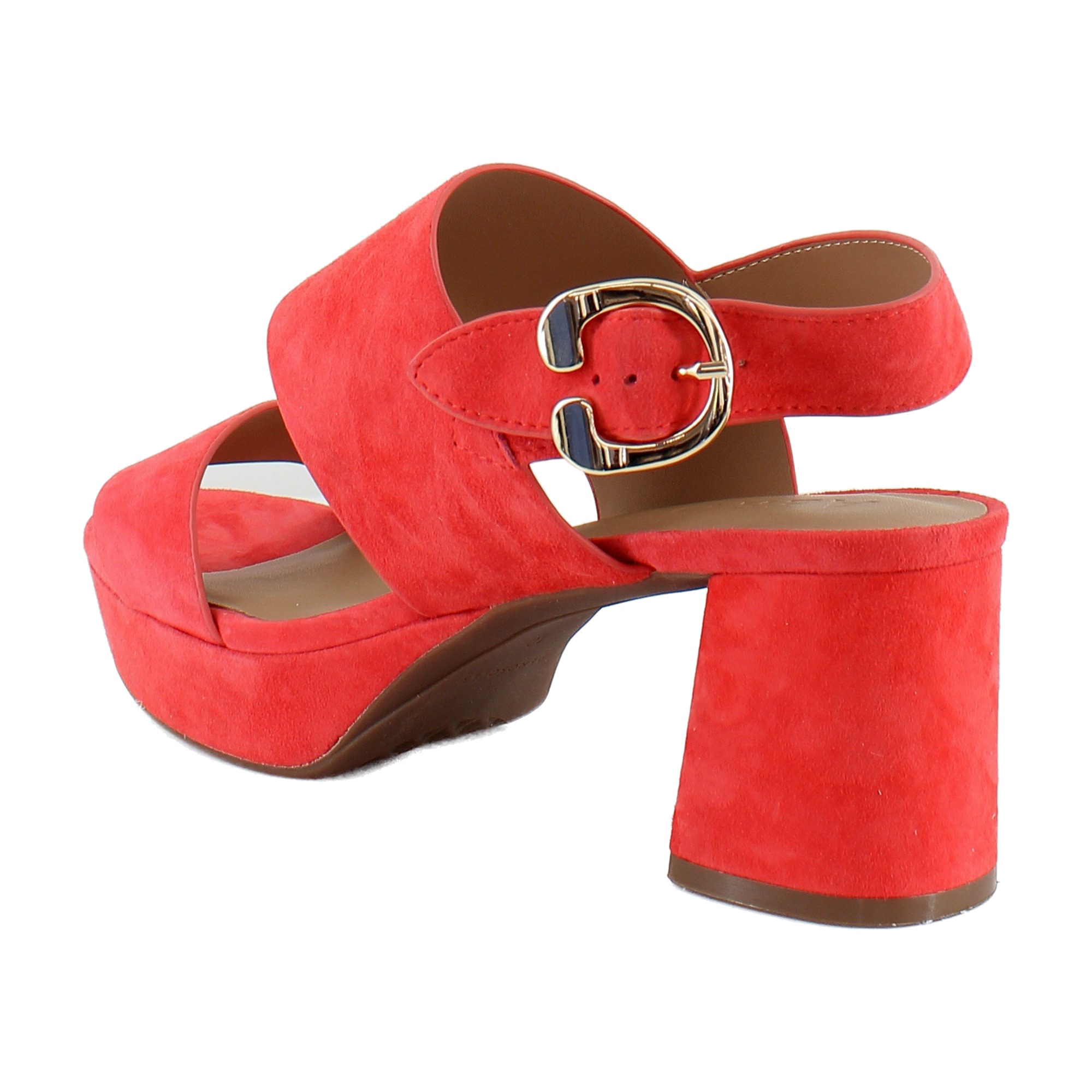 Aerosoles Camera Womens Heels Coral Suede