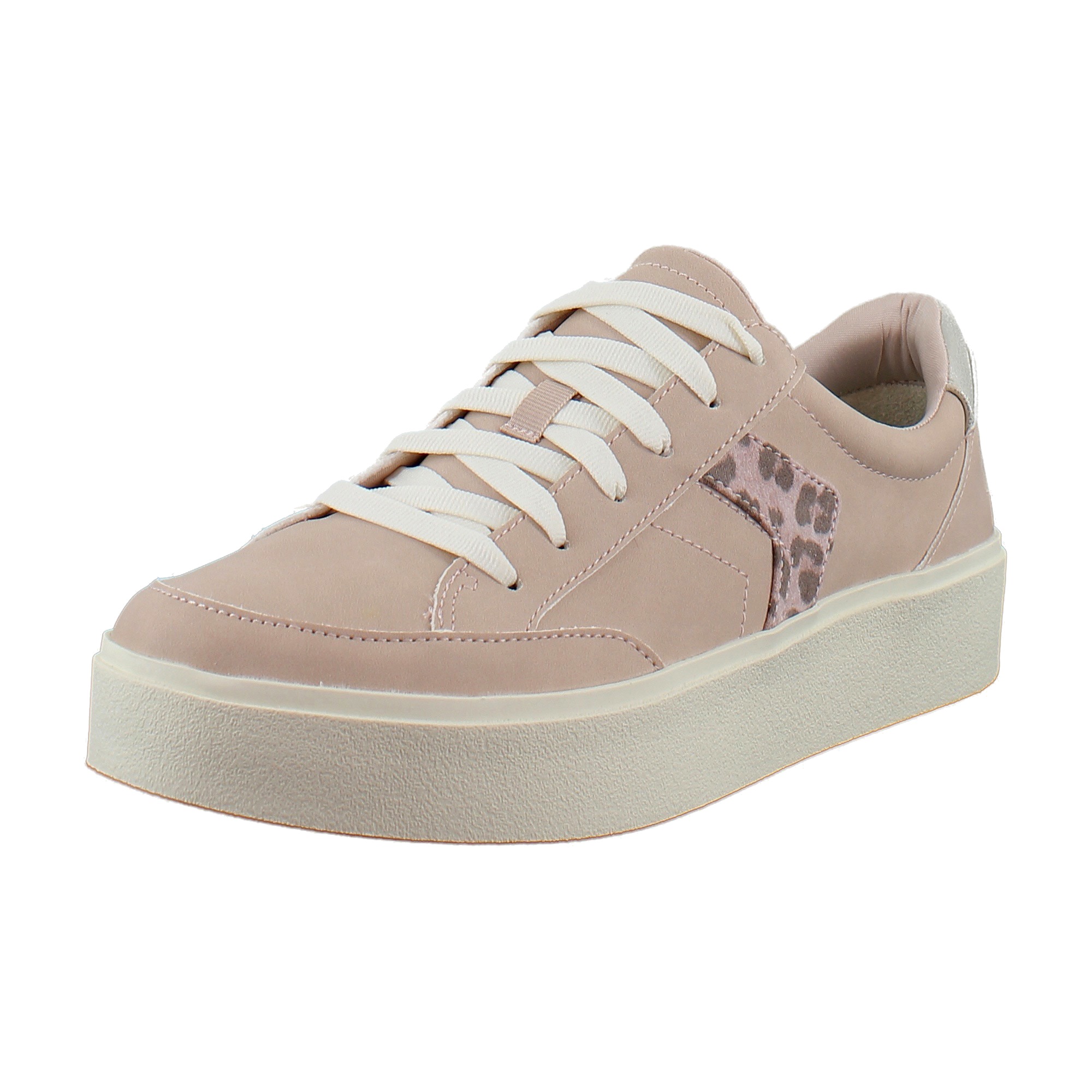 Dr. Scholl’s Madison Lace Women’s Fashion Sneakers Rose Dust Pink Leopard