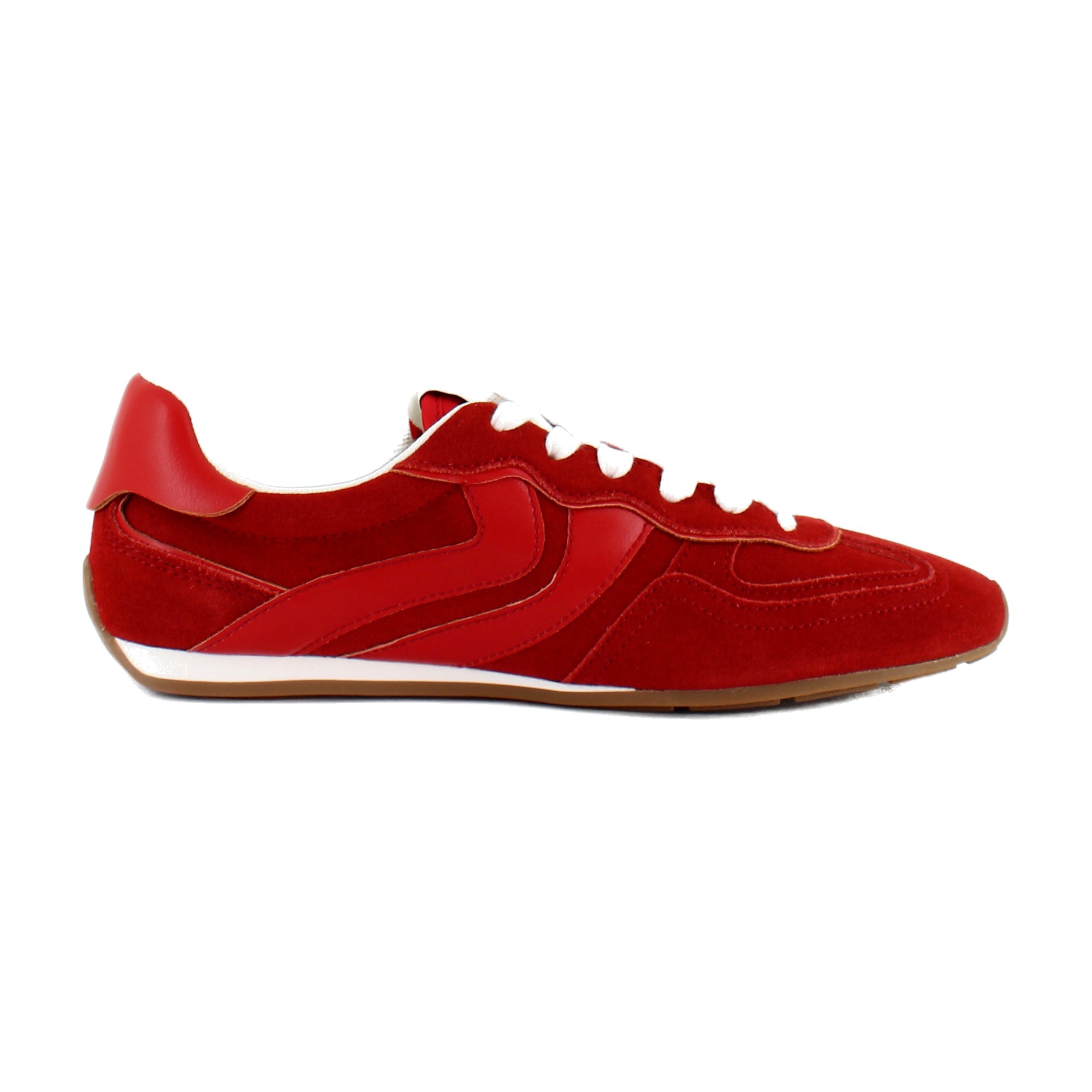 Steve Madden Abbi Womens Fashion Sneakers Red Multi