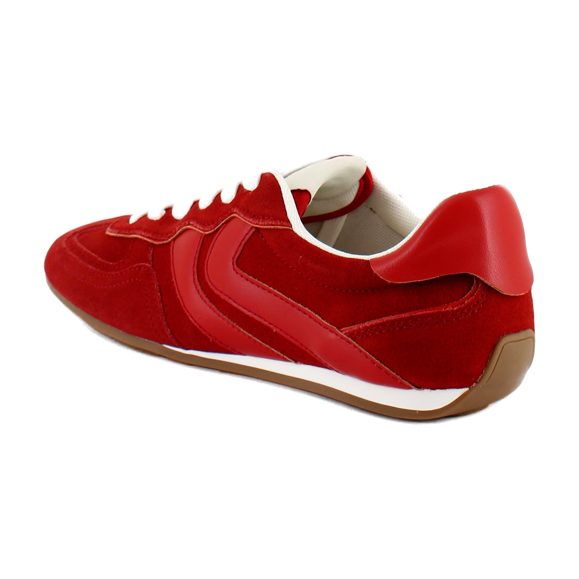 Steve Madden Abbi Womens Fashion Sneakers Red Multi