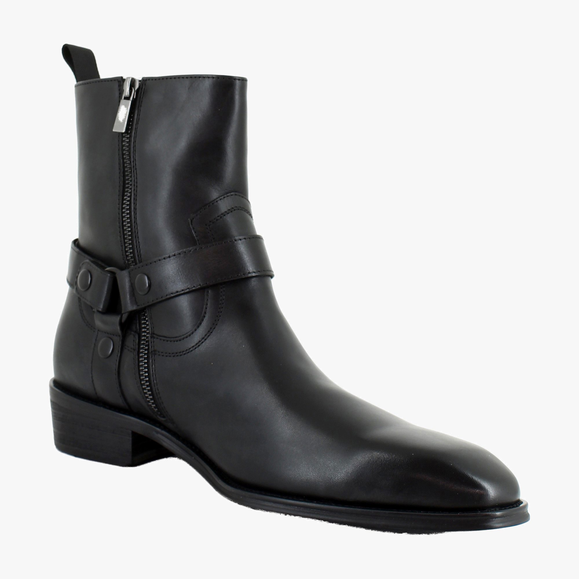 Steve Madden Essen Mens Boots Black Leather | eBay