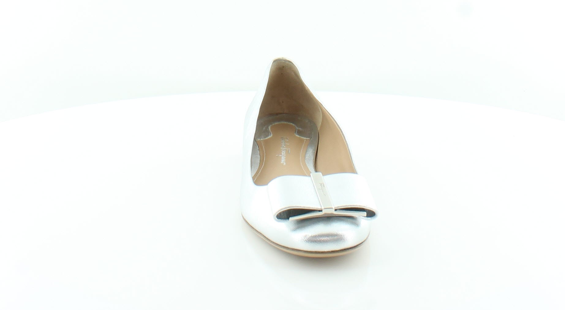 Salvatore Salvatore Salvatore Ferragamo Capua Silver Womens shoes Size 6 M Flats MSRP 595 1e5d0d Salvatore Salvatore Salvatore Ferragamo Capua Silver Womens shoes Size 6 M Flats MSRP 595 1e5d0d