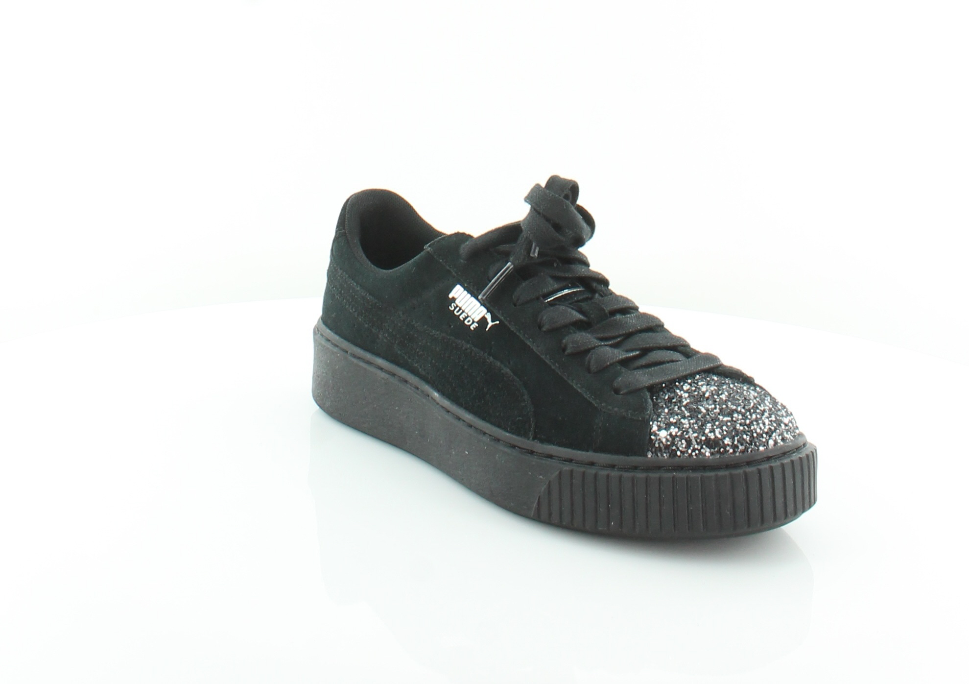 puma black shoes platform