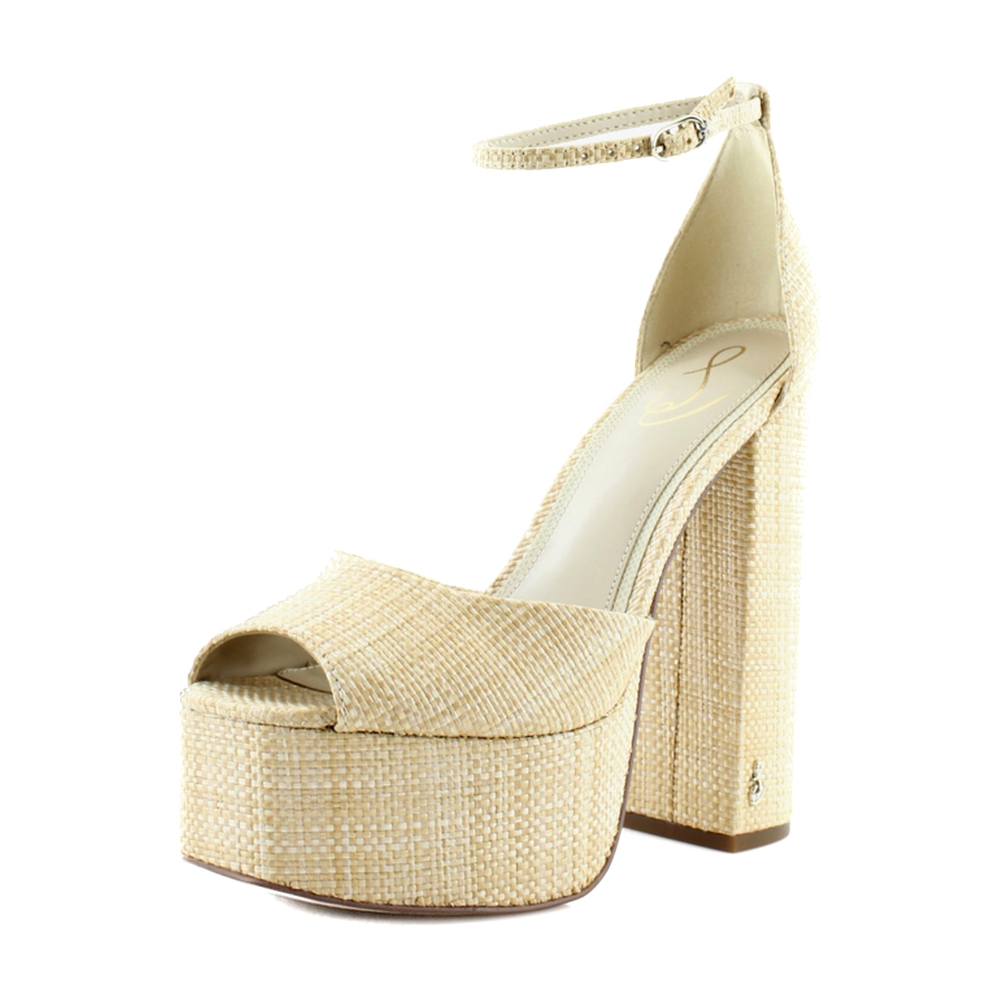 Женские босоножки Sam Edelman Kori из отбеленного букового дерева 9990₽