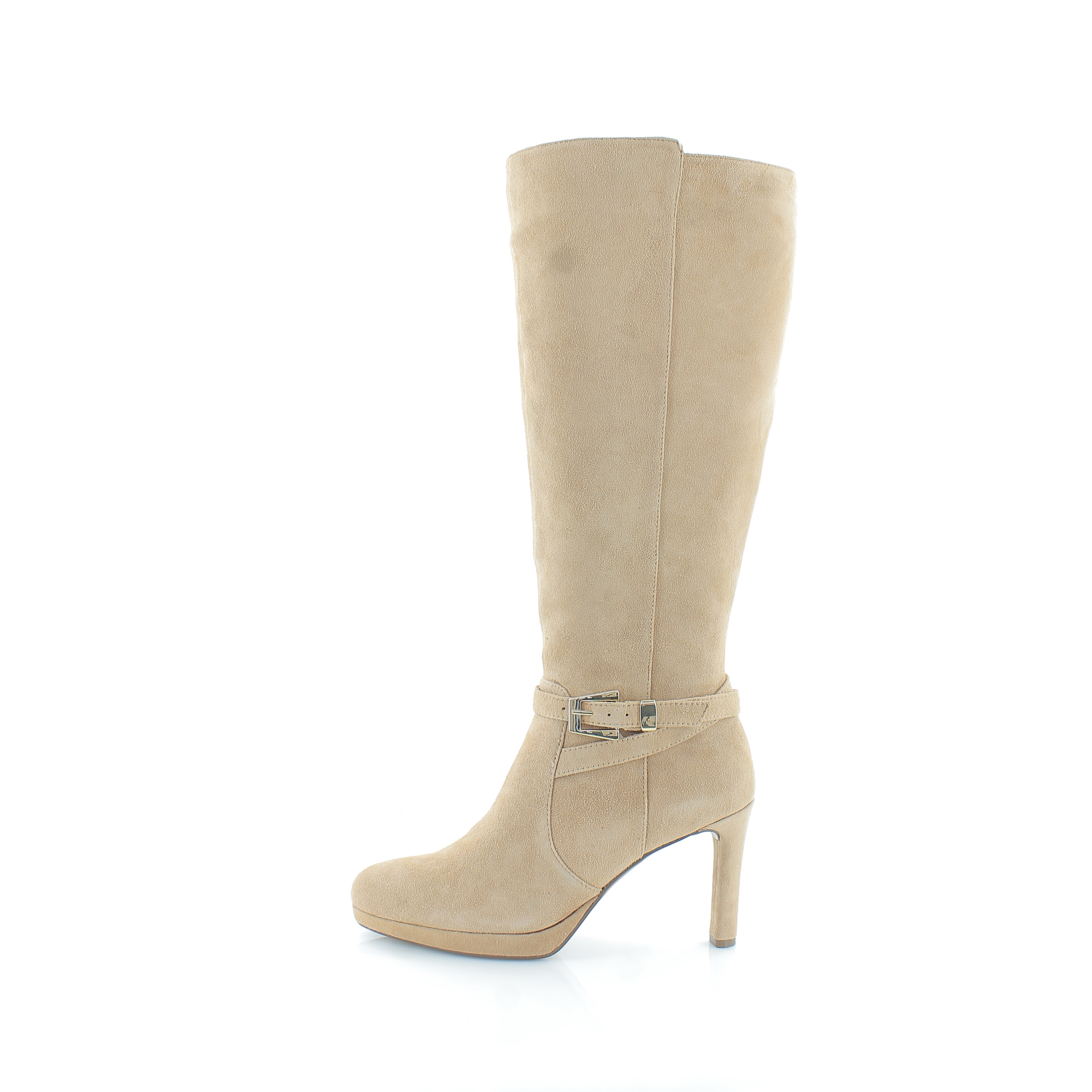 Taupe wide calf on sale boots