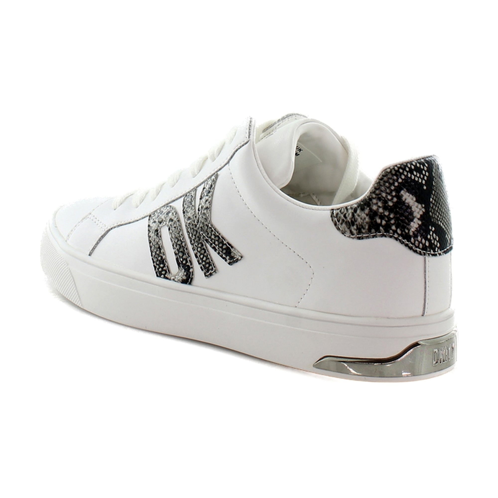 DKNY Abeni Women's Fashion Sneakers White/Snake - Picture 7 of 23