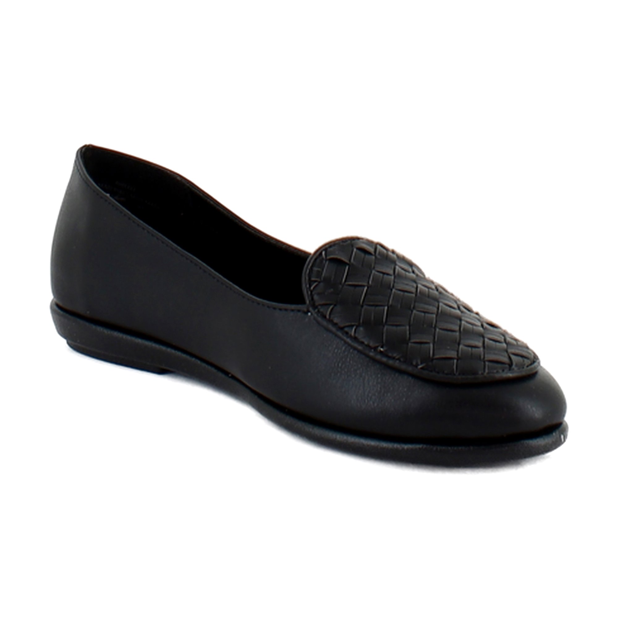 AEROSOLES Brand Women\'s Black Leather Slip-On Loafers Size 8.5 Amazon.com | Aerosoles Womens Bay Black Leather 5 Medium | Flats main image 4