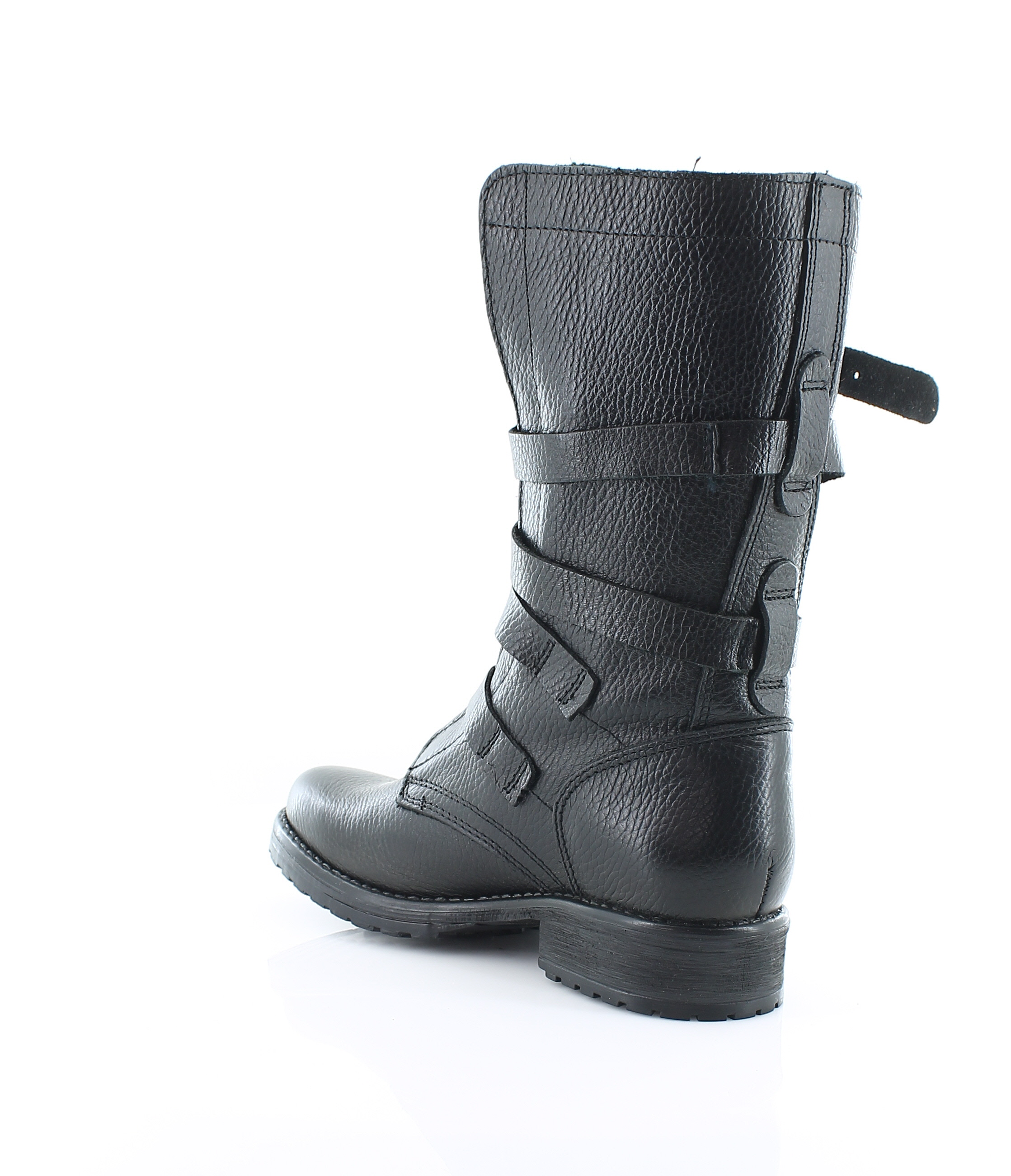 Steve madden banddit black on sale leather