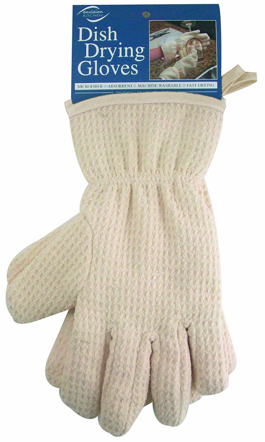 Envision Home Microfiber Dish Drying Gloves Cream eBay